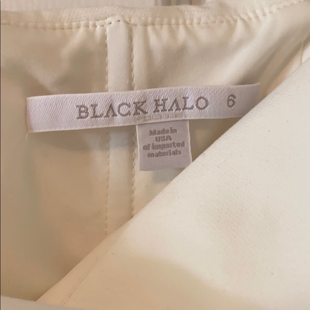 Black Halo- Yoli White Jumpsuit - Picture 3 of 6